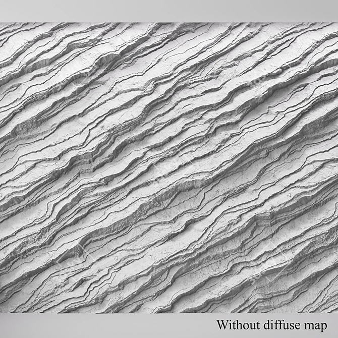 Seamless Sandstone Wall Textures 3D model image 6