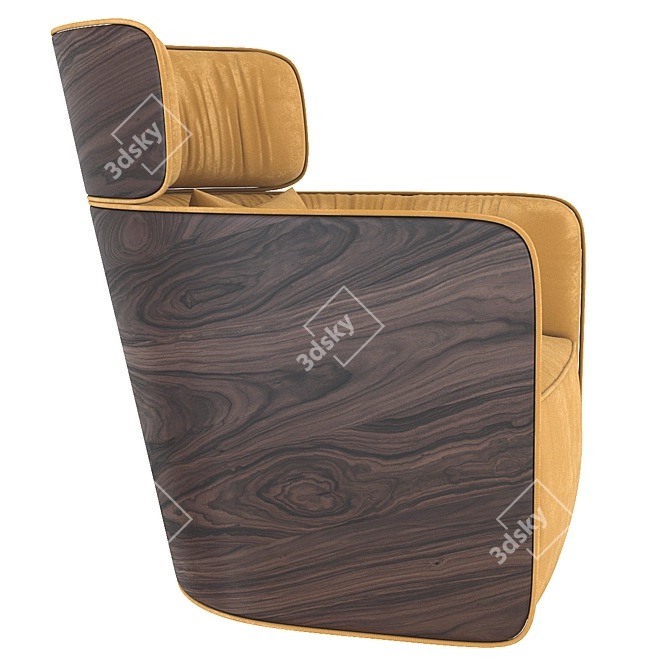 Modern Flou Armchair 3D model image 2