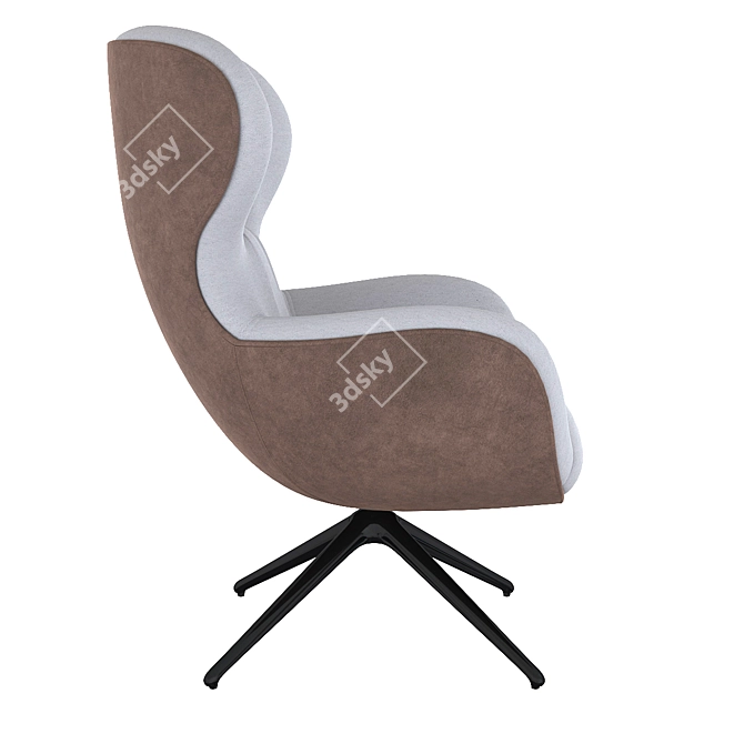 Comfort Plus Armchair: Poliform 3D model image 2