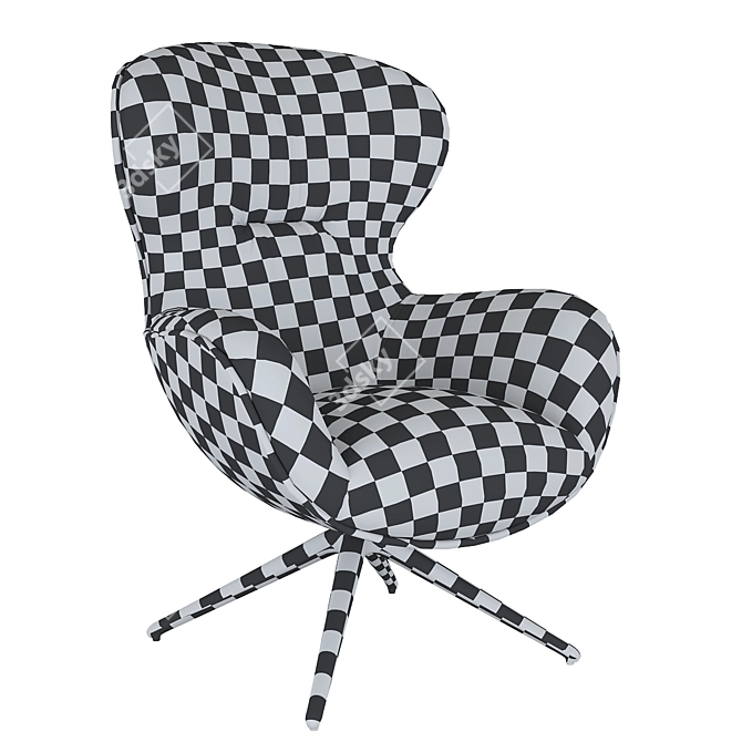 Comfort Plus Armchair: Poliform 3D model image 6