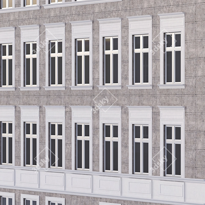 Timeless Elegance: Classic Exterior 3D model image 2