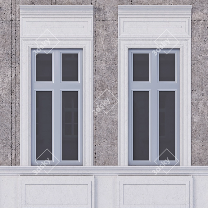 Timeless Elegance: Classic Exterior 3D model image 3