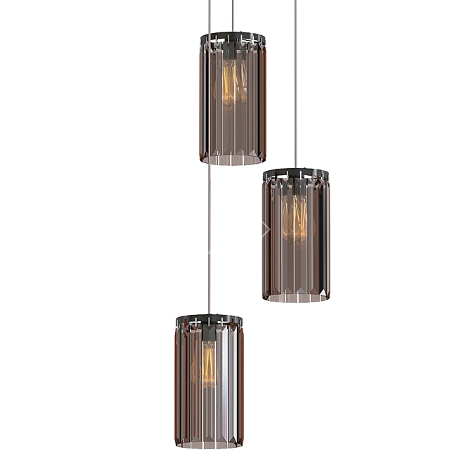 Vitaluce Pendant Chandelier - Modern Design 3D model image 1