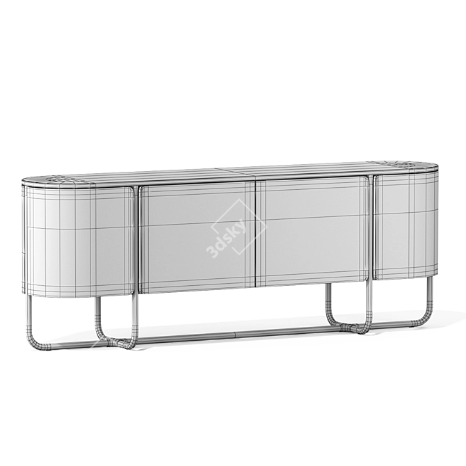 Modern Capella Sideboard: Stylish and Functional 3D model image 4