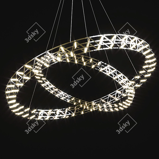 ELEGANT EIFFEL Tower Lamp 3D model image 1