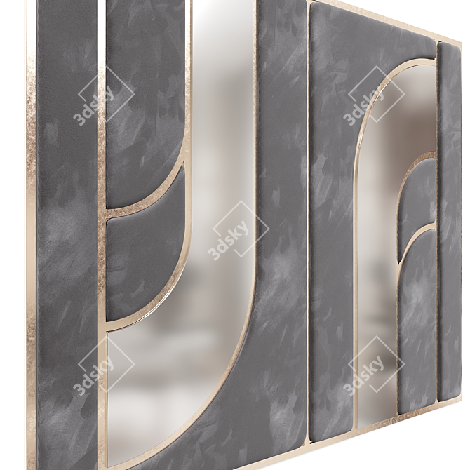Elegant Wall Panel Set-2  3D model image 2