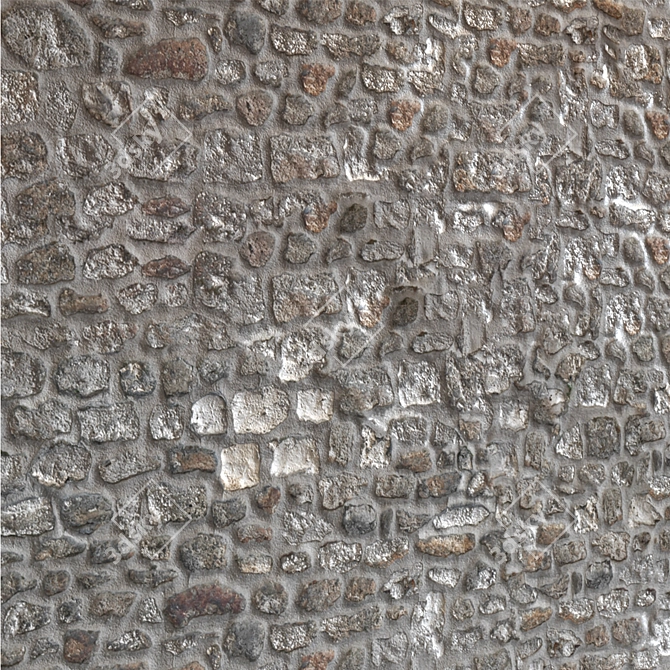 Medieval Stone Material - PBR 4K Textures 3D model image 2