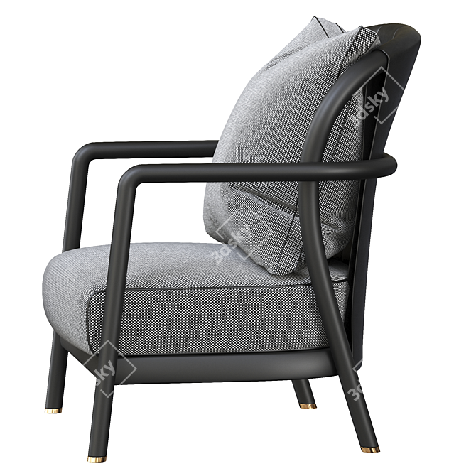 ALISON Flexform Armchairs: Timeless Elegance 3D model image 3