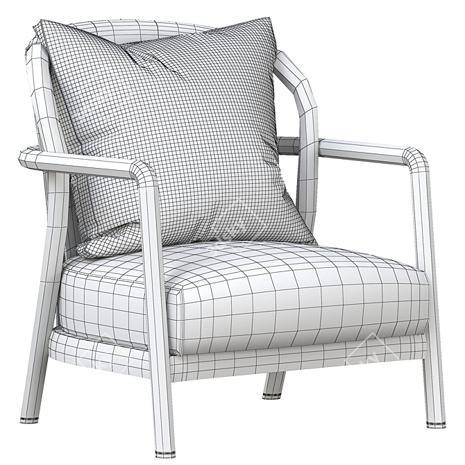 ALISON Flexform Armchairs: Timeless Elegance 3D model image 5