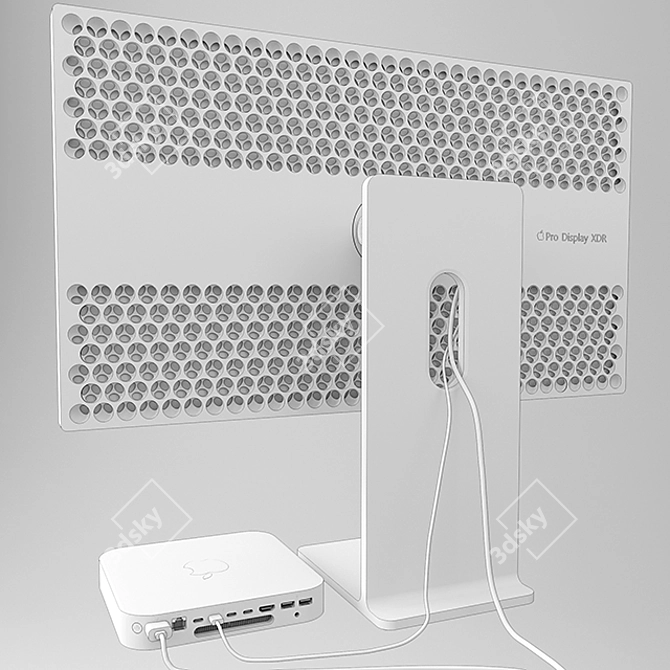 Ultimate Display & Workstation Combo 3D model image 5