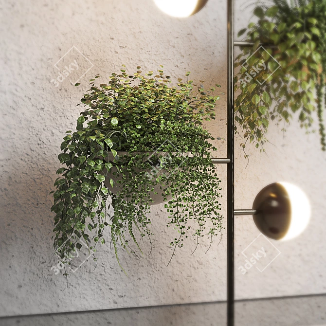 Versatile Floor Light: Indoor & Outdoor Plant Stand 3D model image 3