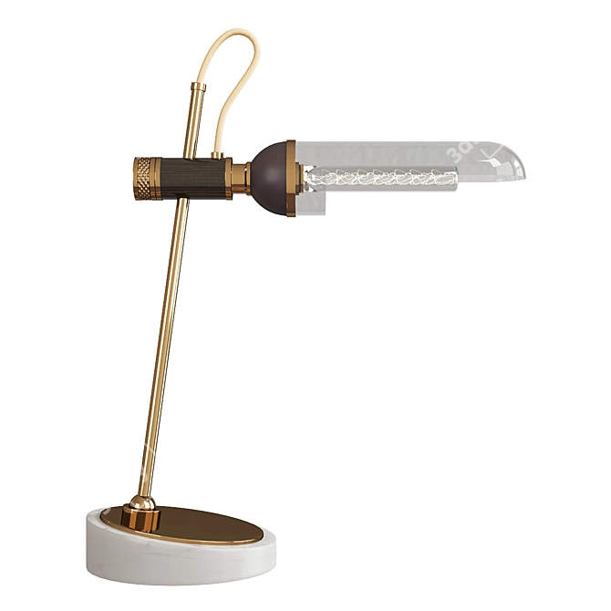 Sleek Charles Table Lamp - Timeless Elegance 3D model image 1