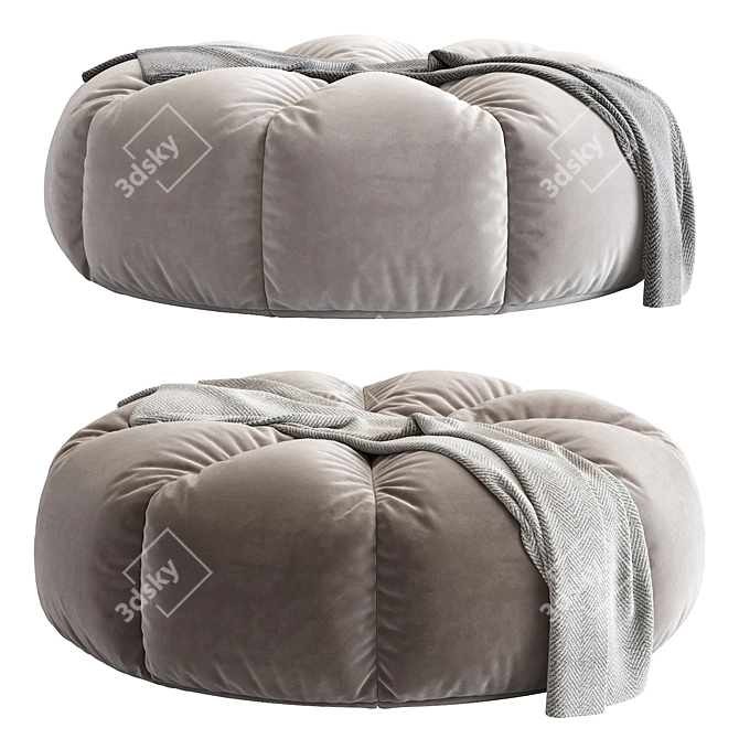 Cozy Bean Bag Chair: N6 3D model image 1