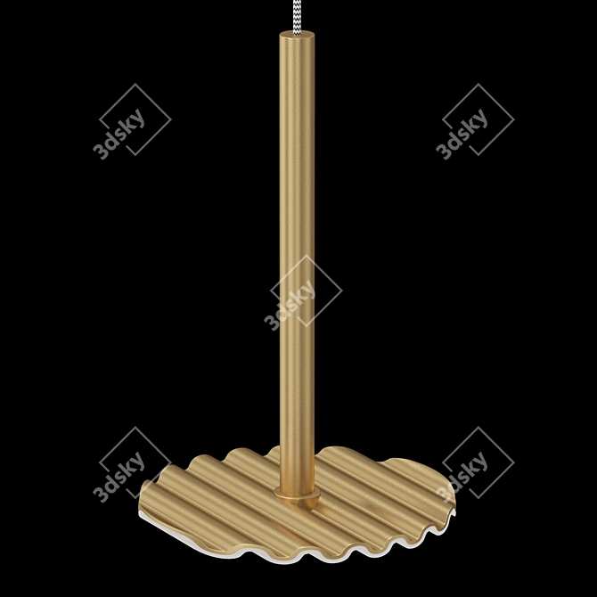 Sleek LED Pendant lamp 3D model image 3