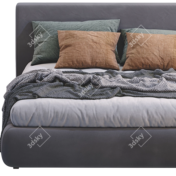 Luxury Dream Bed 3D model image 2