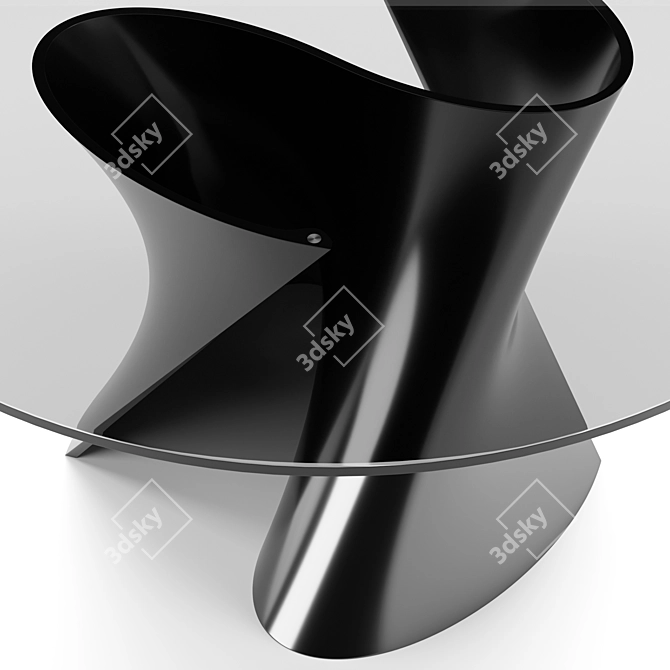 S Table Lust MDF Italia: S-Shaped Stand 3D model image 4