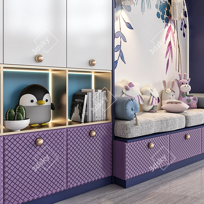 Kid's Dream Wardrobe 3D model image 3