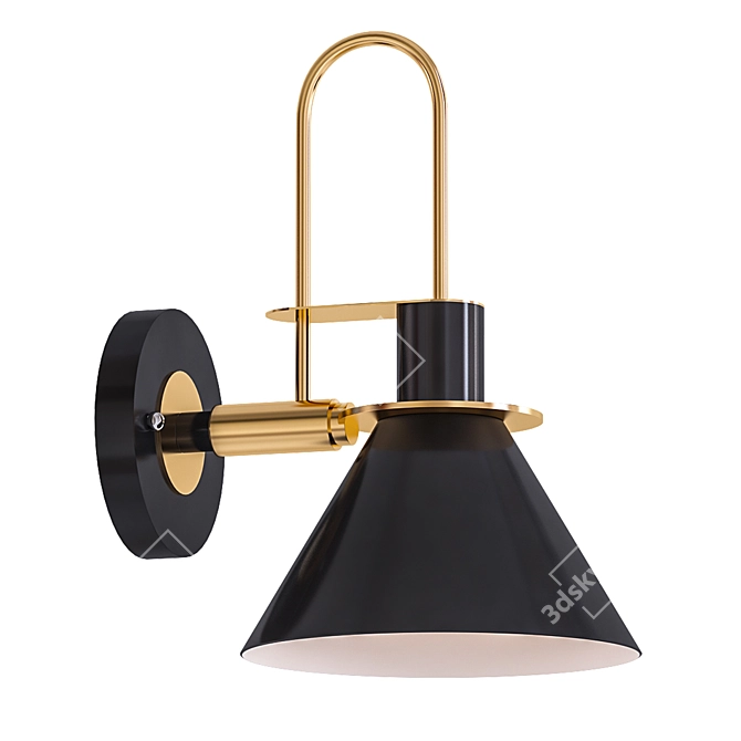 Salena Modern Wall Lamp: Sleek and Stylish Lighting Option 3D model image 1