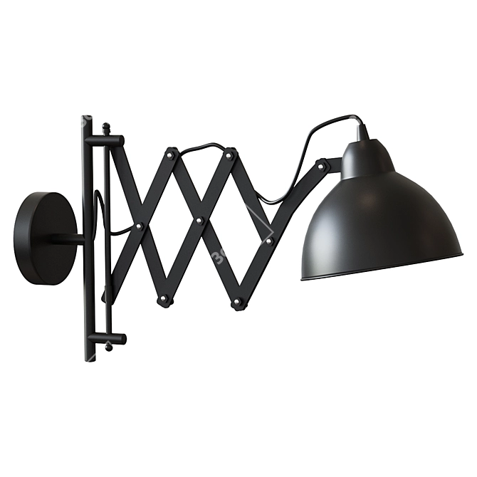 Greno Wall Lamp: Greek Loft Style 3D model image 1