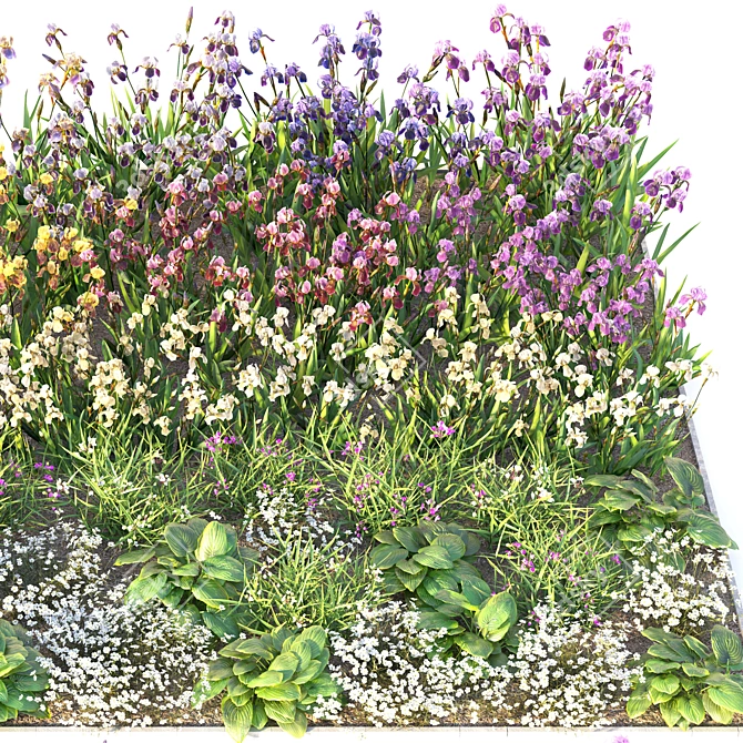 Flower Garden Oasis 3D model image 4