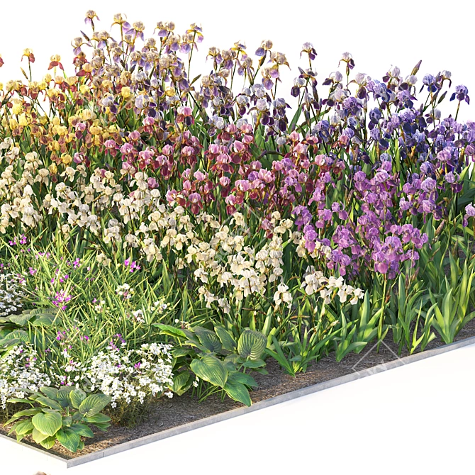 Flower Garden Oasis 3D model image 6