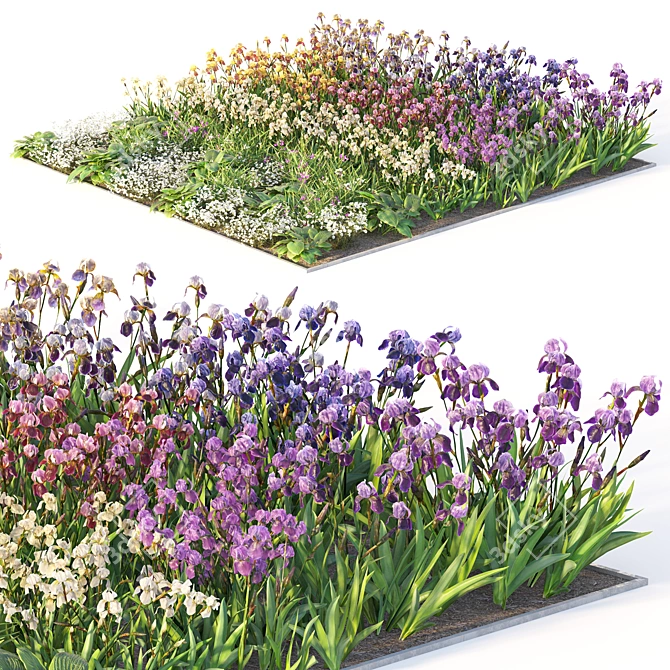 Flower Garden Oasis 3D model image 11