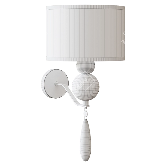 American Elegance Sconce 3D model image 2