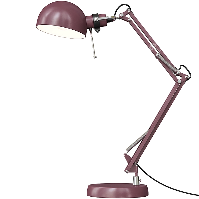 Forså Dark Green Desk Lamp 3D model image 6