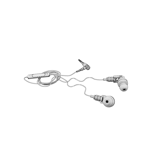 High Res Sound Headphones 3D model image 3