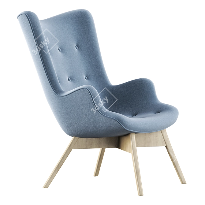 Heavenly Eco Wing Armchair 3D model image 5