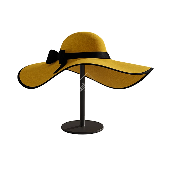 Fashionable Women's 2014 Hat 3D model image 2