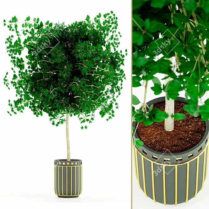 Lush Greenery Bush for Versatile Landscaping 3D model image 1