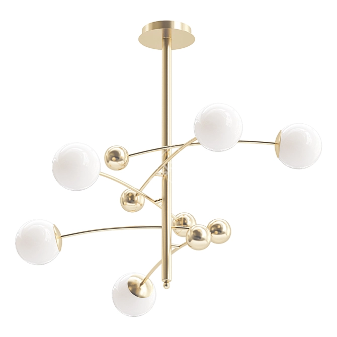 Elegant Lian Design Lamp 3D model image 1