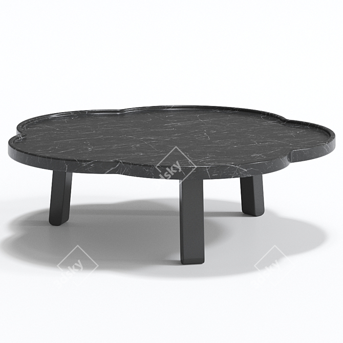 Sleek Soya Table: Italian Design Excellence 3D model image 2