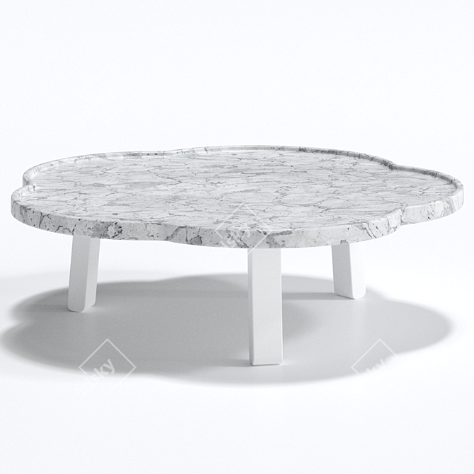 Sleek Soya Table: Italian Design Excellence 3D model image 3