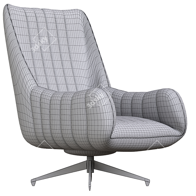 RUBIE Armchair - Modern Elegance in Your Home 3D model image 3