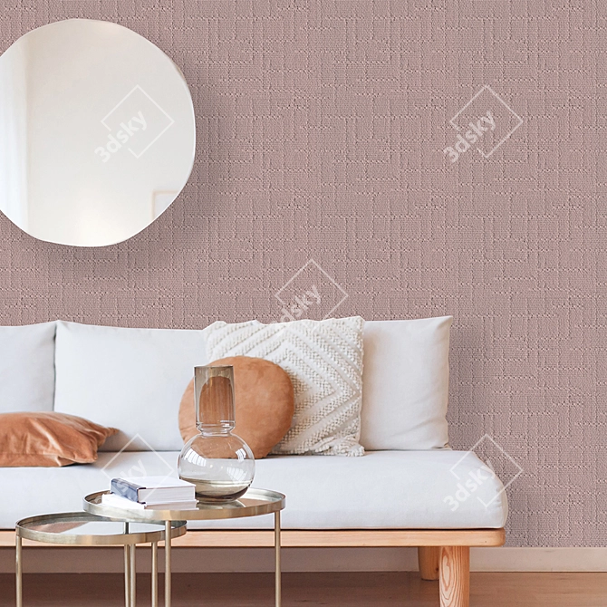 BauTex Design Quartz Jacquard Wallpaper 3D model image 4