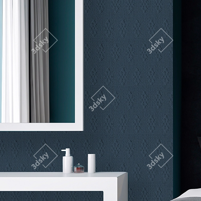 Title: BauTex Classic Quartz Jacquard Wallpapers 3D model image 3