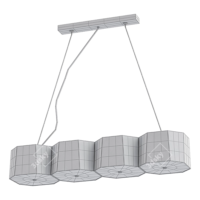 Sleek Prism Lighting Solution 3D model image 2