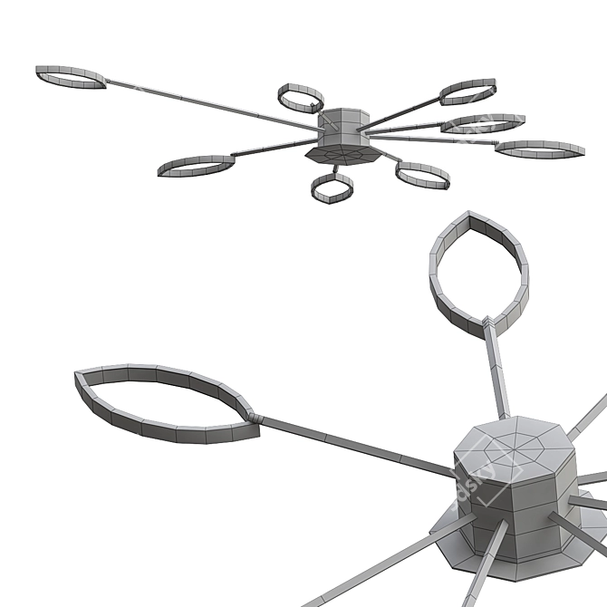 DAGGRY: Stylish Design Lamps 3D model image 2