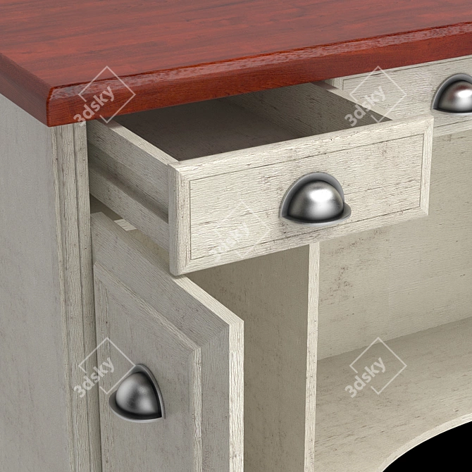 Modern Table_02: VRay Compatible 3D model image 4