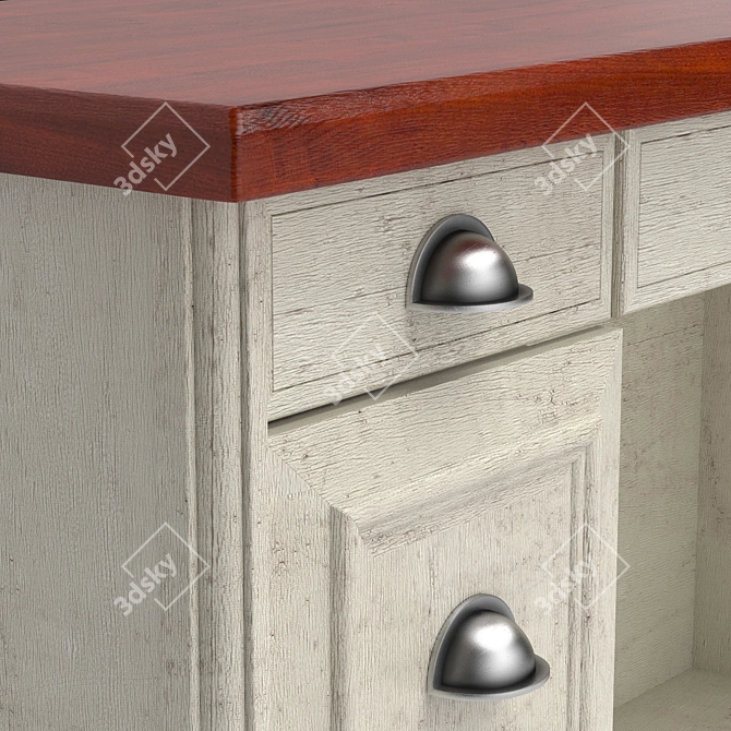 Modern Table_02: VRay Compatible 3D model image 5