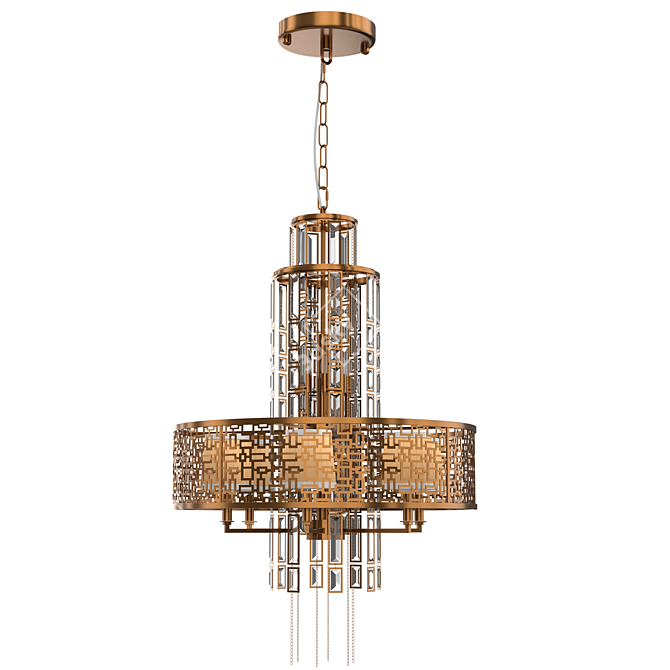 Moroccan Charm Chandelier 3D model image 1