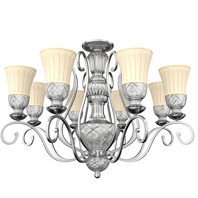 Versace Country Chandelier 3D model image 1