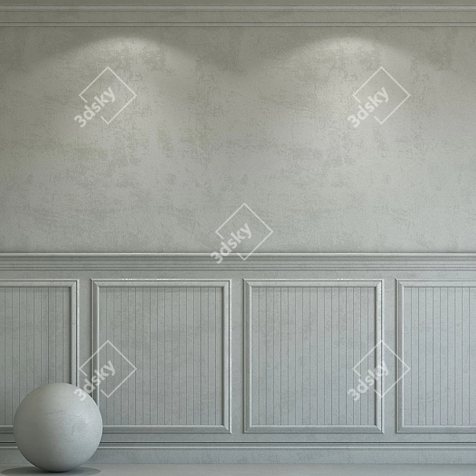 Title (English): Elegant Plaster with Molding 181

Title (Russian): Изысканная штукат 3D model image 1