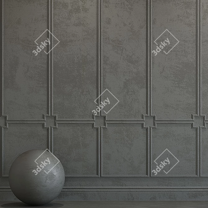 Versatile Decorative Plaster: Molding 183
Elegant Plaster Molding: Gountlet Gray
Transform Spaces with 3D model image 2