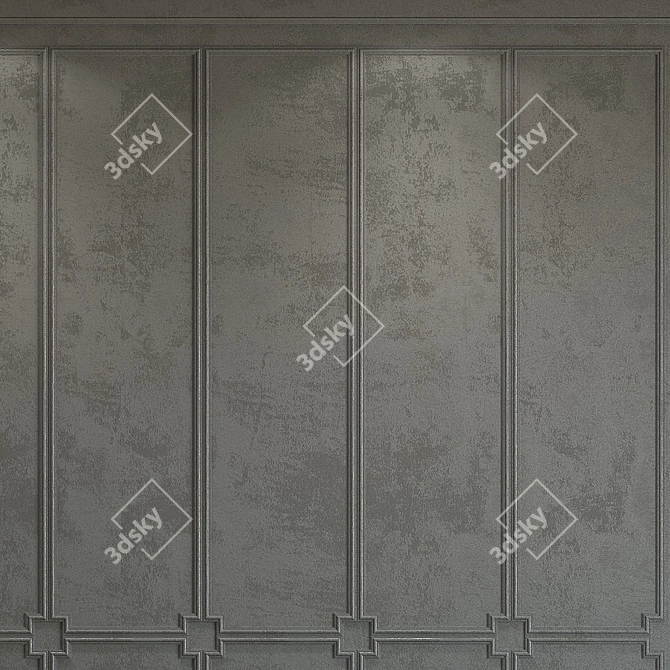 Versatile Decorative Plaster: Molding 183
Elegant Plaster Molding: Gountlet Gray
Transform Spaces with 3D model image 4