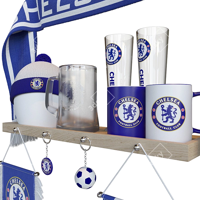 Official Chelsea FC Merchandise 3D model image 3