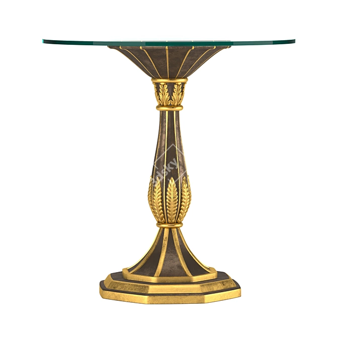 Sleek Roberto Giovannini Side Table 3D model image 2