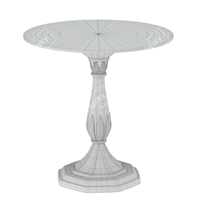 Sleek Roberto Giovannini Side Table 3D model image 4